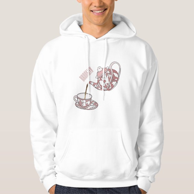 Moletom Ilustração de desenho animado de configuração de g (Frente)