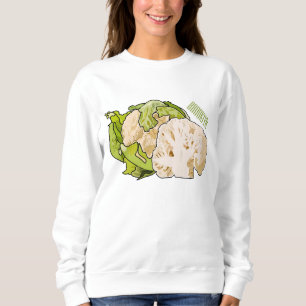 Moletom Ilustração de desenho animado de couve-flor