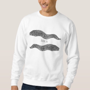 Moletom Ilustração de desenho animado de enguia-pintada-pr