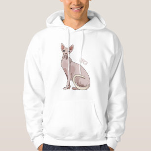 Moletom Ilustração de desenho animado de gato esphynx