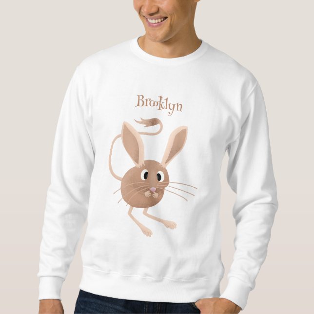 Moletom Ilustração de desenho animado de jerboa fofo de or (Frente)