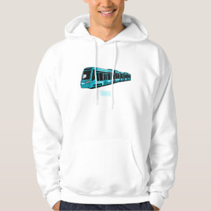 Moletom Ilustração de desenho animado de locomotiva elétri