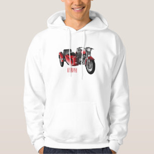 Moletom Ilustração de desenho animado de motociclo Sidecar