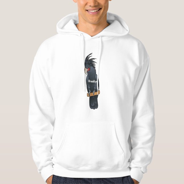 Moletom Ilustração de desenho animado de pássaro da palma (Frente)
