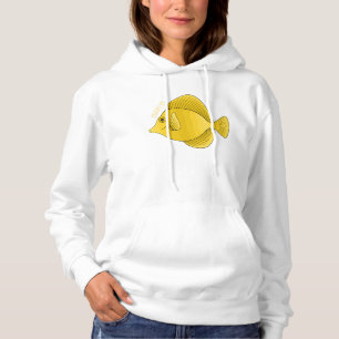 Moletom Ilustração de desenho animado de peixe dançado ama