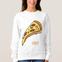 Ilustração de desenho animado de pizza