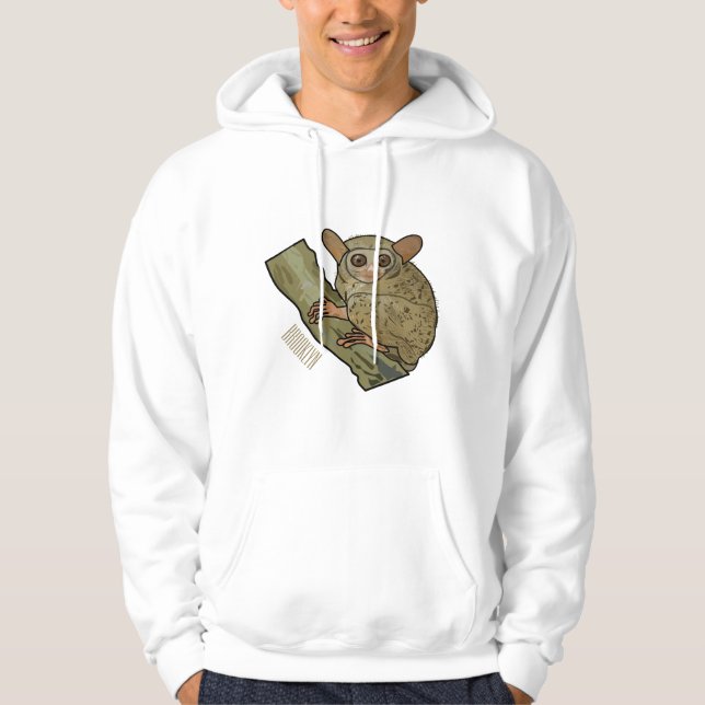 Moletom Ilustração de desenho animado de Tarsier (Frente)