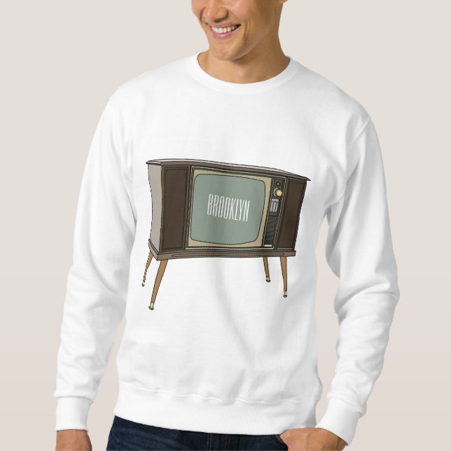 Moletom Ilustração de desenho animado de televisão (Frente)