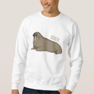Moletom Ilustração de desenho animado de Walrus