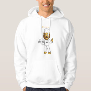 Moletom Ilustração de desenho animado do chef de leão