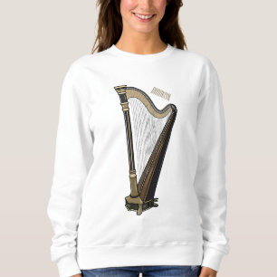 Moletom Ilustração de desenho animado Harp