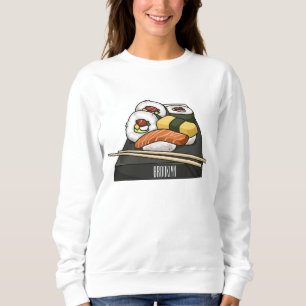 Moletom Ilustração de desenho animado Sushi