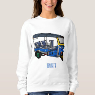 Moletom Ilustração de desenho animado Tuk tuk