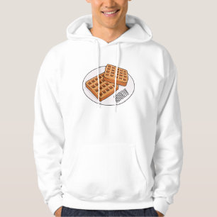 Moletom Ilustração de desenho animado Waffle