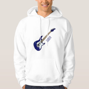 Moletom Ilustração de desenho de guitarra elétrica