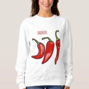 Moletom Ilustração de desenho em chili