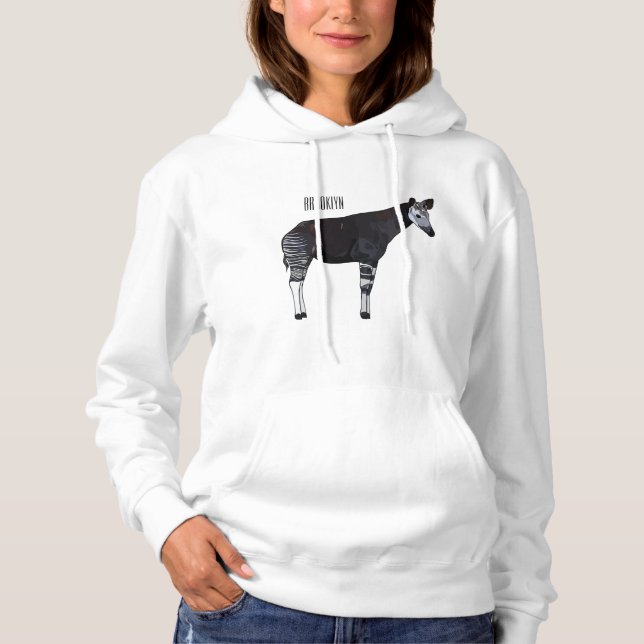 Moletom Ilustração de desenho em Okapi (Frente)