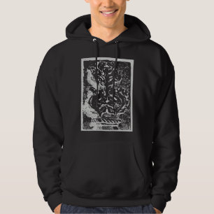 Moletom Ilustração de Design Punk Emo Grunge Gótico