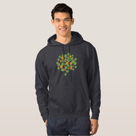 Moletom Ilustração de Flor de Nastúrcio Vintage Natureza