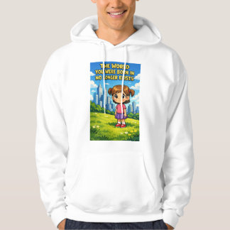 Moletom Ilustração de Menina de Desenho Animado Perdendo a