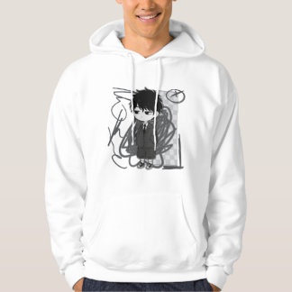 Moletom Ilustração de menino chibi de terno relacionado ao