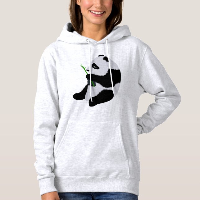 Moletom Ilustração de panda design de capuz (Frente)