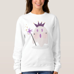 Moletom Ilustração de Princesa de Halloween Fantasma Chiqu