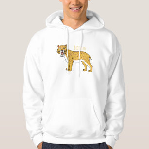 Moletom Ilustração de tigre com dentes de Saber