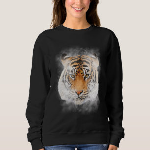 Moletom Ilustração de Tigre Tigre Ilustração de Cabeça de 