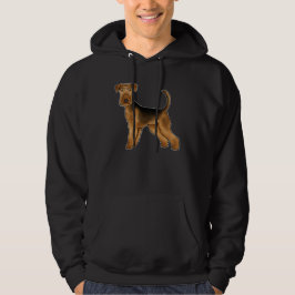 Moletom Ilustração do Cão Airedale Terrier Bingley Terrier