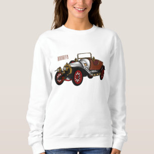 Moletom Ilustração do desenho animado Classic car 1920