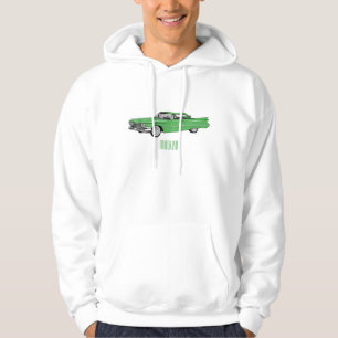 Moletom Ilustração do desenho animado Classic car 1959