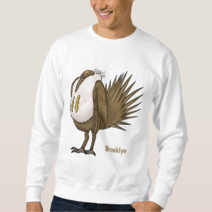 Moletom ilustração do desenho animado de aves de garagem d
