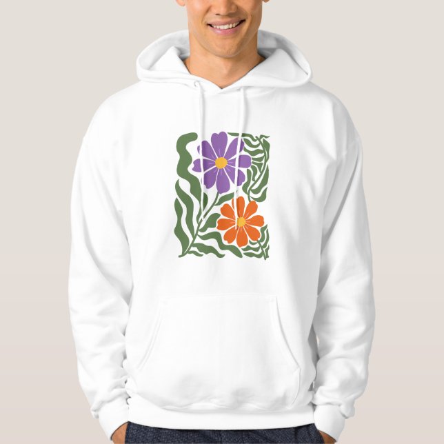 Moletom Ilustração Floral Arte (Frente)