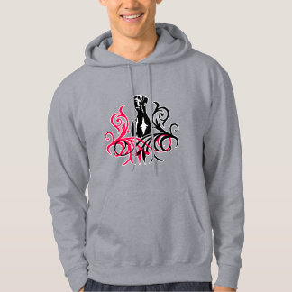 Moletom Ilustração Floral do Dogue Alemão