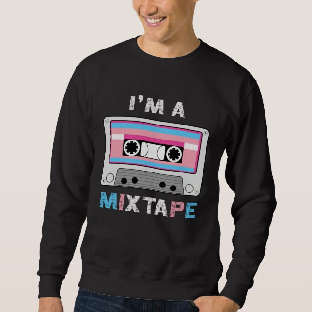 Moletom Im A Mixtape Transgender Casette Tape Trans Pride  (Frente)