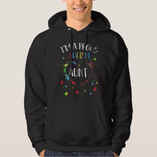 Moletom I'm A Proud Autism Aunt Autism Awareness T-shirt f