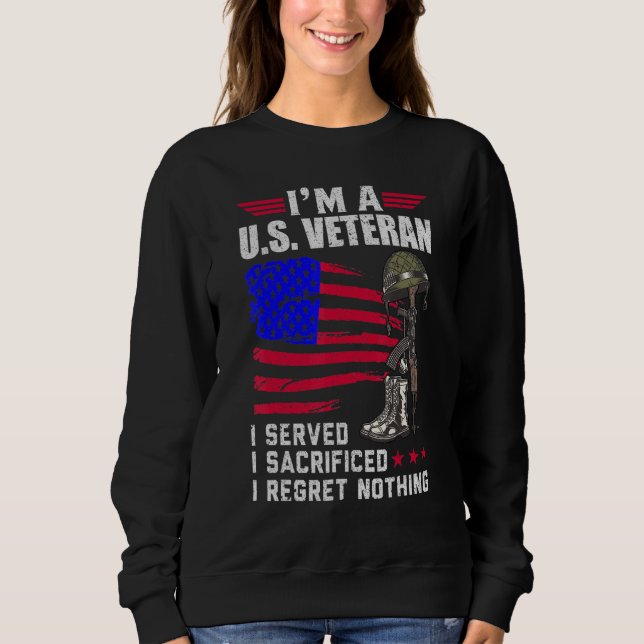 Moletom Im A Us Veteran (Frente)