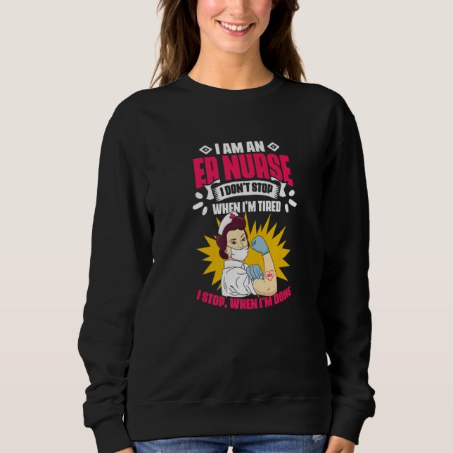 Moletom I'm An ER Nurse Emergency Medical Technician EMT P (Frente)