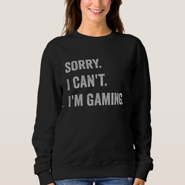 Moletom I'm Gaming Video Games Funny Gamer Gift for Boys T (Frente)