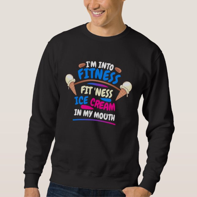 Moletom Im Into Fitness Ice Cream In My Mouth Summer Motif (Frente)