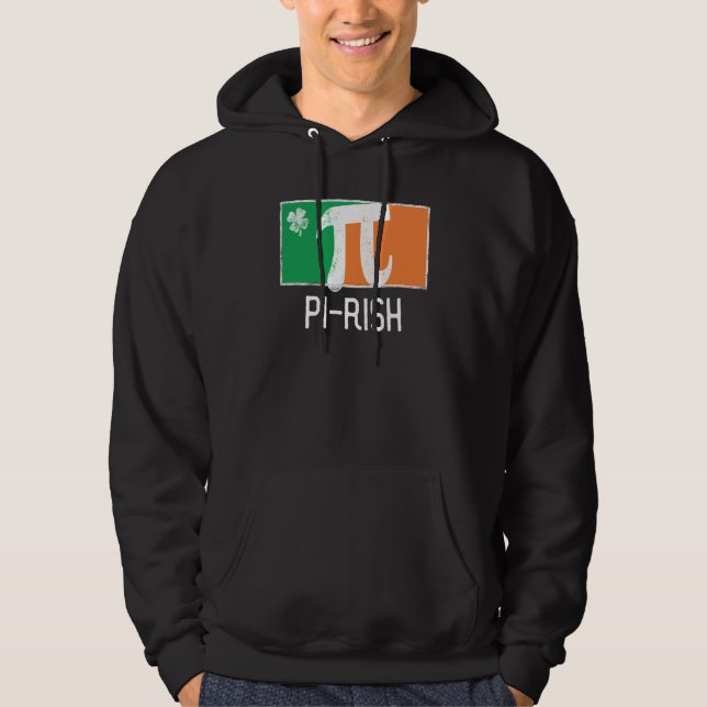 Moletom I'm Pi Rish St Patrick's Day Irish Flag C Distress (Frente)