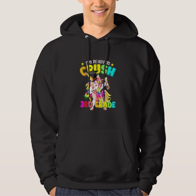 Moletom Im Pronto Para Esmagar A Dabbing De Unicórnio Do 3 (Frente)