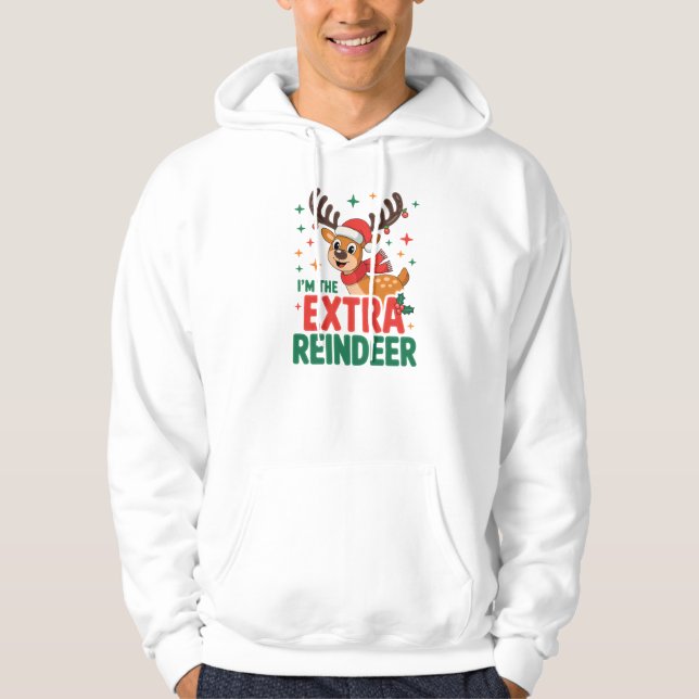 Moletom Im The extra reindeer christmas (Frente)
