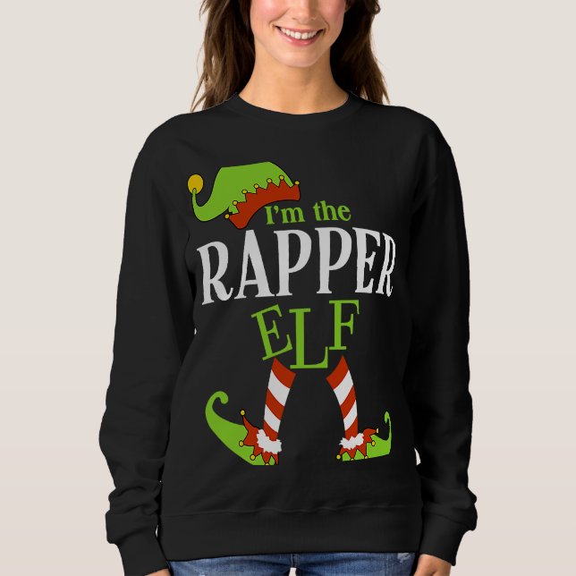 Moletom I'm The RAPPER Elf Family Group Matching PJ Christ (Frente)