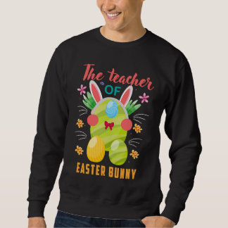 Moletom I'm The Teacher Bunny Easter Day Rabbit Family Mat