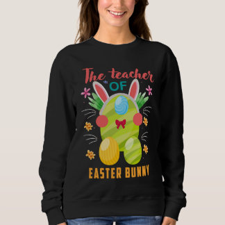 Moletom I'm The Teacher Bunny Easter Day Rabbit Family Mat