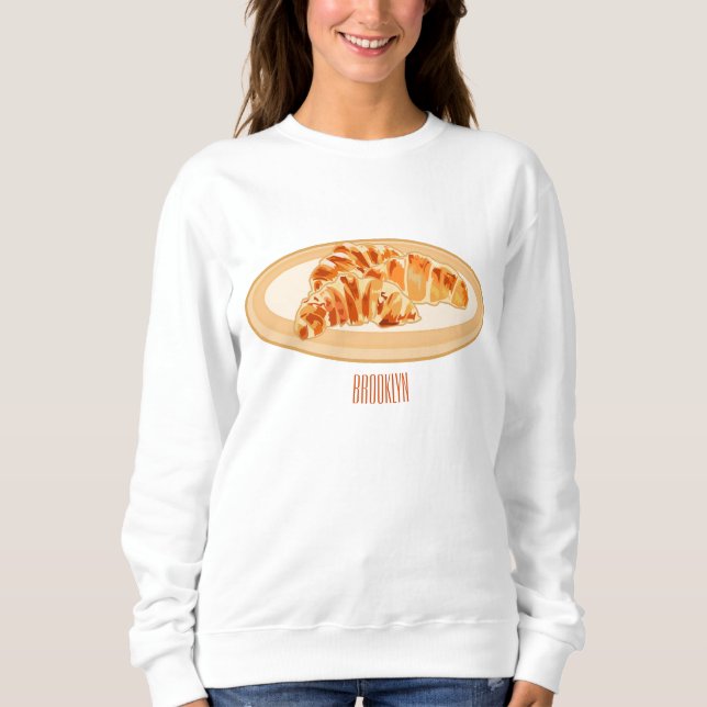 Moletom Imagem croissant (Frente)