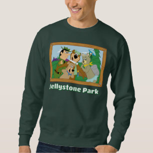 Moletom Imagem da Floresta Enquadrada por Yogi Bear e Amig