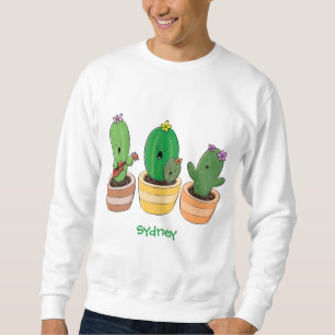 Moletom Imagem de desenho animado cacto cacto cacto cáusti